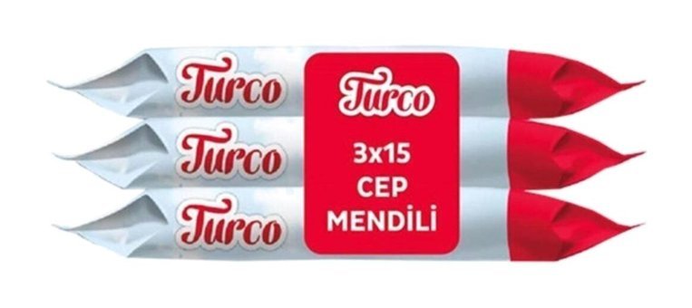 Baby Turco 15 Yaprak 3'lü Paket Islak Mendil