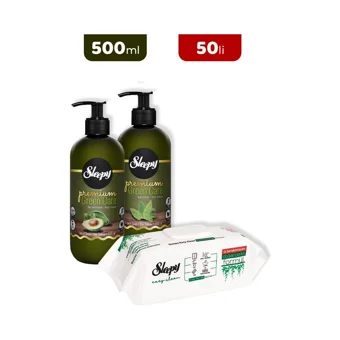 Sleepy Aloe Vera-Adaçayı Nemlendiricili Köpük Sıvı Sabun 500 ml 2'li