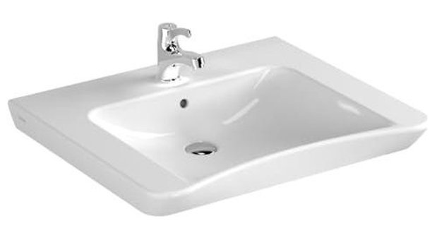 Vitra S20 5291B0030001 Tekli 65 cm Seramik Dikdörtgen Lavabo Beyaz