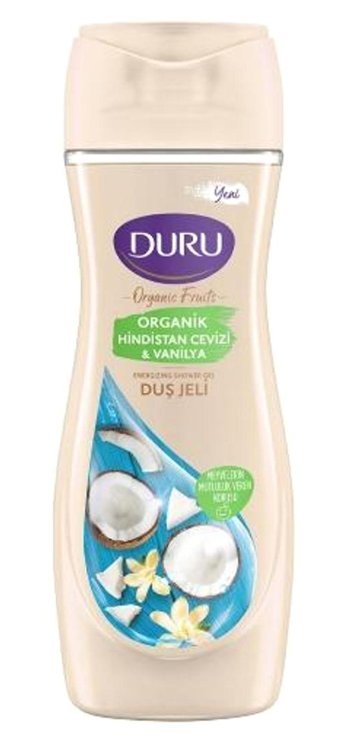 Duru Organic Fruits Hindistan Cevizi Vanilya Nemlendirici Duş Jeli 4x450 ml