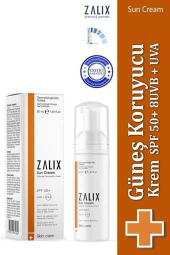 Zalix 50+ Faktör Güneş Kremi 50 ml