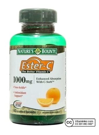 Nature'S Ester-C Aromasız Yetişkin Vitamin 60 Tablet