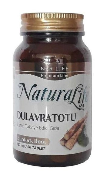 Natura Life Ntr-Burdock Root Aromasız Yetişkin Vitamin 60 Tablet