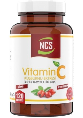 Ncs Vitamin C Biotin Çinko Kuşburnu Yetişkin Vitamin 120 Tablet - 120 Tablet