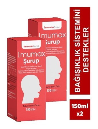 Imuneks Farma Imumax Şurup Aromasız Yetişkin Vitamin 150 ml