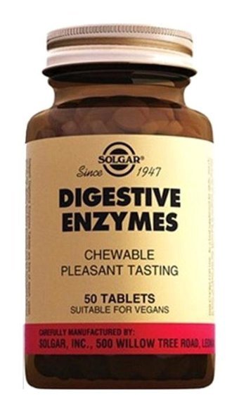 Solgar Digestive Enzymes Aromasız Yetişkin Vitamin 50 Tablet