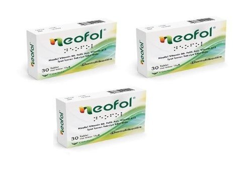 Neofol - Aromasız Yetişkin Vitamin 3x30 Tablet