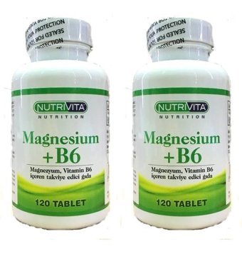 Nutrivita Magnesium B6 Vitamin Aromasız Yetişkin Vitamin 120 Tablet