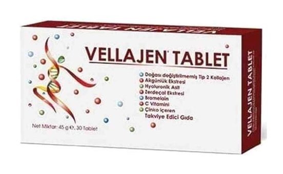 Vellajen Vitamin C Çinko Bromelain Aromasız Yetişkin Vitamin 30 Tablet