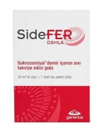 Sidefer Sukrozomiyal Demir Aromasız Yetişkin Vitamin 30 ml