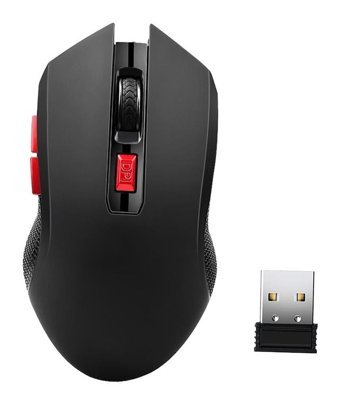 Hallow Ywyt G817 Ergonomik Makrolu Kablosuz Siyah Optik Gaming Mouse