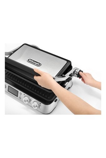 Delonghi CGH 1012D 6 Dilim Döküm Çıkartılabilir Plaka Çift Taraflı 2000 W Izgaralı inox Tost Makinesi/Waffle ve Tost Makinesi