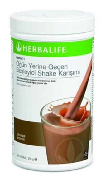 Herbalife Çikolata Aromalı Shake Çikolata Yetişkin Vitamin 550 gr