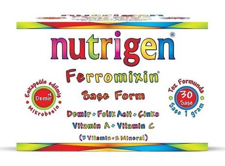 Delta  Ferromixin Aromalı Yetişkin Vitamin 30 Şase