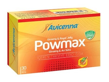 Avicenna Powmax Arı Sütü - Ginseng Yetişkin Vitamin 30 Tablet