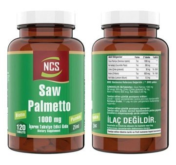 Ncs Saw Palmetto Çinko - Nevfix Vitamin D3 K2 Aromasız Yetişkin Vitamin 120 Tablet