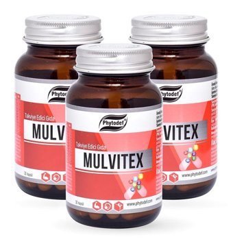 Phytodef Mulvitex Multivitamin Aromasız Yetişkin Vitamin 3x30 Kapsül