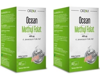 Ocean Methyl Folat Aromasız Yetişkin Vitamin 2x30 Tablet