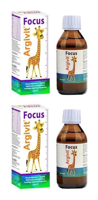 Argivit Focus Aromasız Çocuk Vitamin 2x150 ml