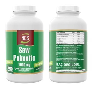 Ncs Saw Palmetto Biotin Zinc - Ncs Vitamin D3 K2 Aromasız Yetişkin Vitamin 180 Tablet