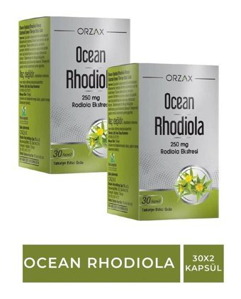 Ocean Rhodiola Aromasız Yetişkin Vitamin 2x30 Kapsül