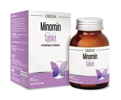 Orzax Minomin Aromasız Yetişkin Vitamin 60 Tablet