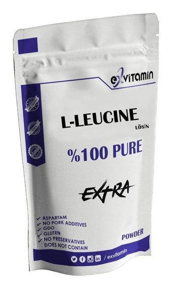 Exvitamin L-Lösin L-Leucine Aromasız Yetişkin Vitamin 100 gr