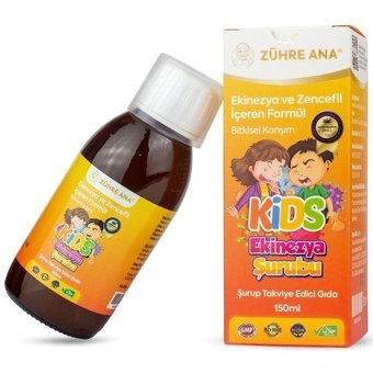 Zühre Ana Kids Ekinezya Ve Zencefil Zencefil Çocuk Vitamin 150 ml