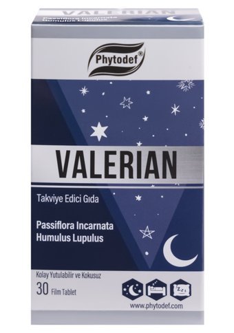 Phytodef Valerian Aromasız Yetişkin Vitamin 30 Kapsül