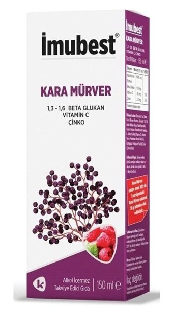 Imubest Şurup Karamürverli Yetişkin Vitamin 150 ml