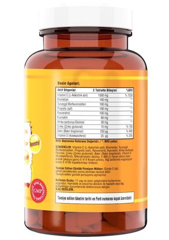 Ncs Magnesium - Vitamin C Çinko Propolis Aromasız Yetişkin Vitamin 60 Tablet - 120 Tablet