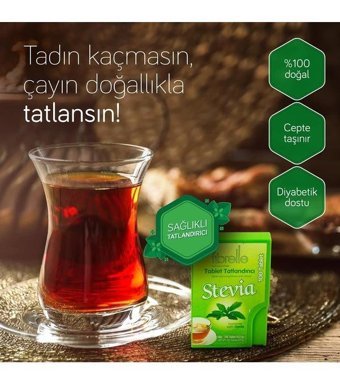 Fibrelle Stevialı Stevia Yetişkin Vitamin 100 Tablet