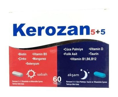 Kerozan - Aromasız Yetişkin Vitamin 60 Tablet