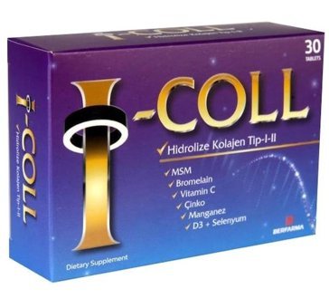 I-Coll Hidrolize Kolajen Aromasız Yetişkin Vitamin 30 Tablet