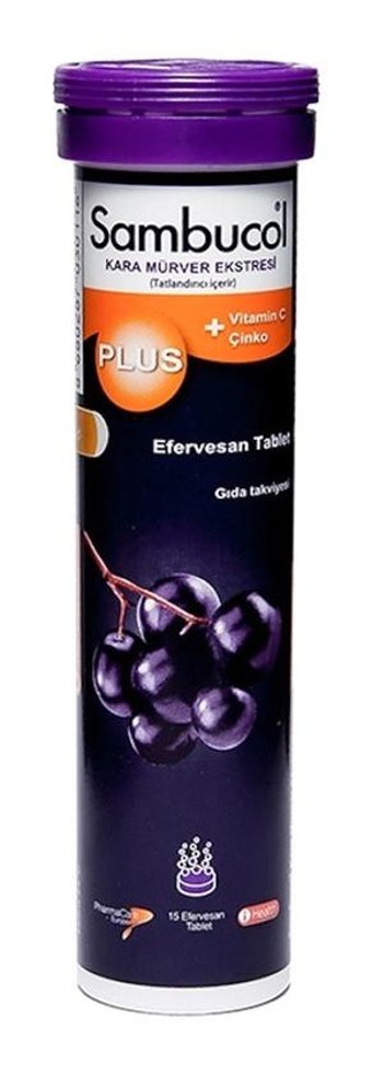 Sambucol Plus Karamürverli Yetişkin Vitamin 15 Tablet