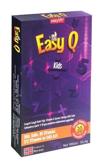 Easy Q Kids Limon - Portakal Çocuk Vitamin 30 Jelt Form