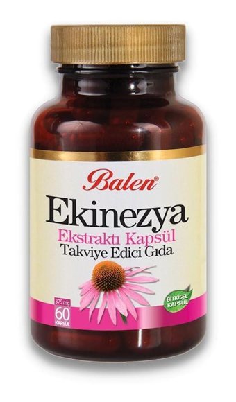 Balen Ekinezya Ekstraktı Vitamin C Ekinezya Yetişkin Vitamin 2x60 Kapsül