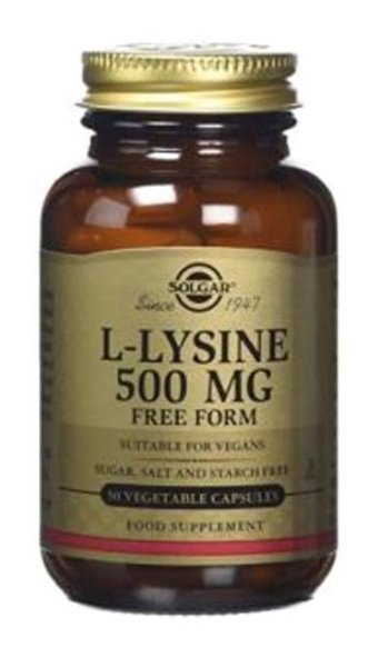 Solgar L-Lysine Aromasız Yetişkin Vitamin 50 Kapsül