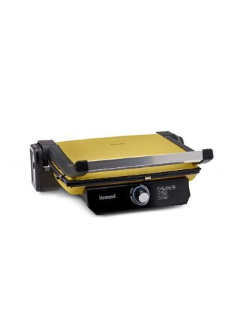 Homend Toastbuster 4 Dilim Döküm Çıkartılabilir Plaka Tek Yönlü 1800 W Izgaralı Gold Tost Makinesi/Waffle ve Tost Makinesi