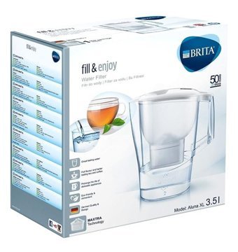 Brita Aluna Xl Cam 1 lt Kapaklı Sürahi Şeffaf