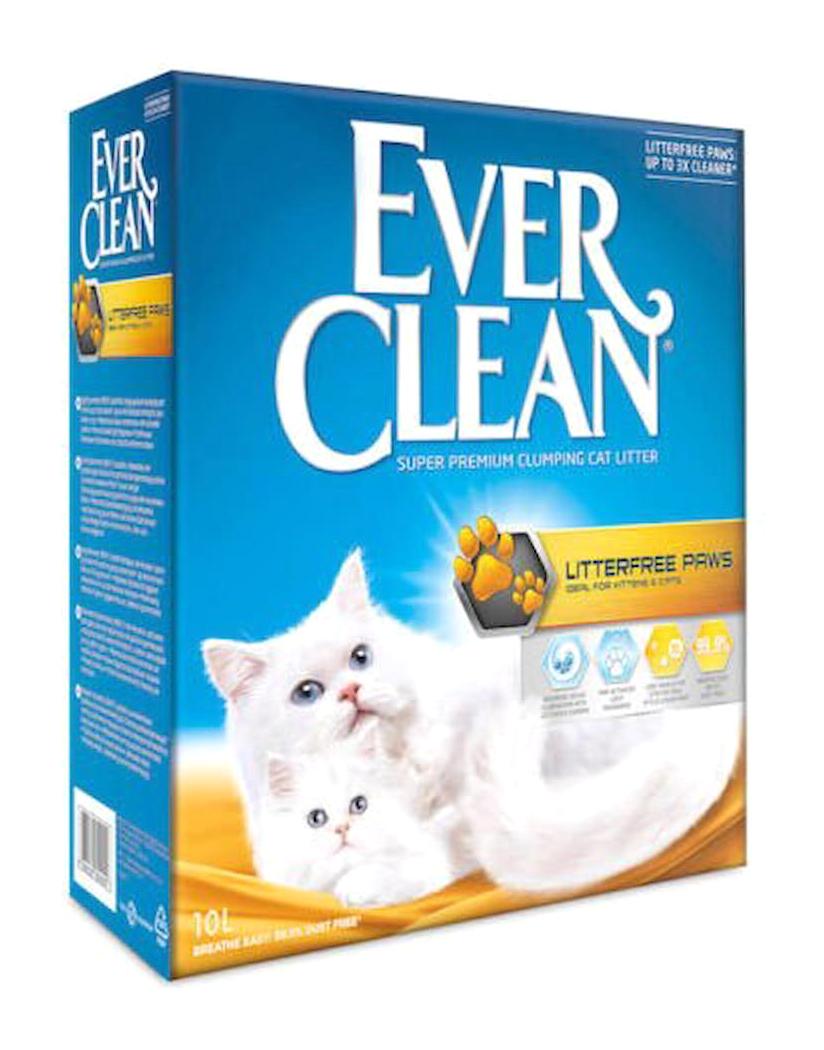 Ever Clean LitterFree Paws Topaklanan Kalın Taneli Aktif Karbonlu Bentonit Kedi Kumu 10 lt