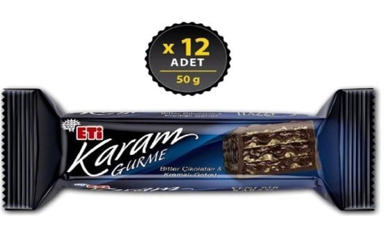 Eti Karam Gurme Bitter Çikolata 12x50 gr