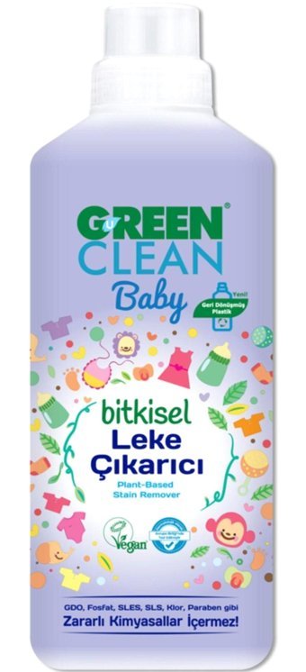 U Green Clean Baby Bitkisel 1000 ml Sıvı Leke Çıkarıcı