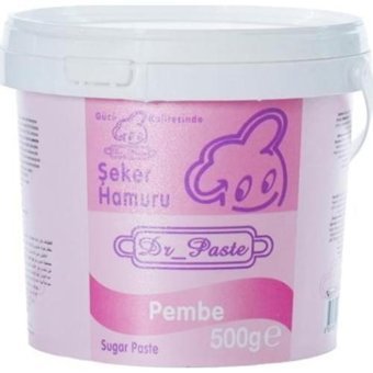 Dr Paste Şeker Hamuru 500 gr - Pembe