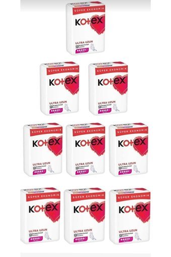 Kotex Ultra Quadro Organik Antialerjik Orta Ultra Uzun 18'li Hijyenik Ped 9 Adet