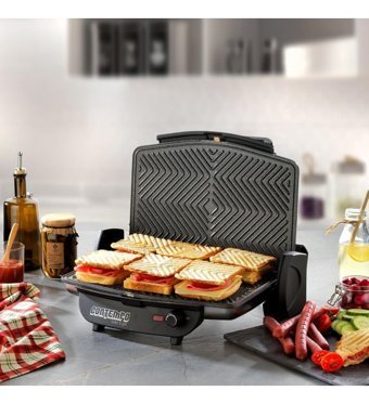 Schafer Contempo Granit 1750 W Inox Siyah Tost Makinesi