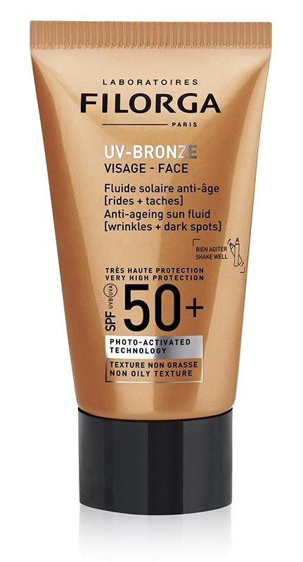 Filorga UV-Bronze Kakao Yağı Hızlı 50 Faktör Vücut-Yüz İçin Güneşsiz Bronzlaştırıcı Krem 60 ml