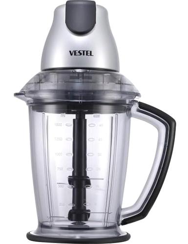 Vestel 550 W 1500 ml 4 Bıçaklı Elektrikli Rondo Gri