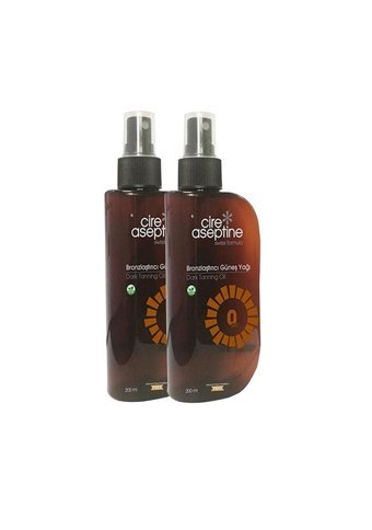 Cıre Aseptıne 0 Faktör Güneş Yağı 2x200 ml