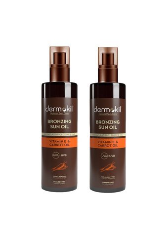 Dermokil 0 Faktör Güneş Yağı 2x200 ml